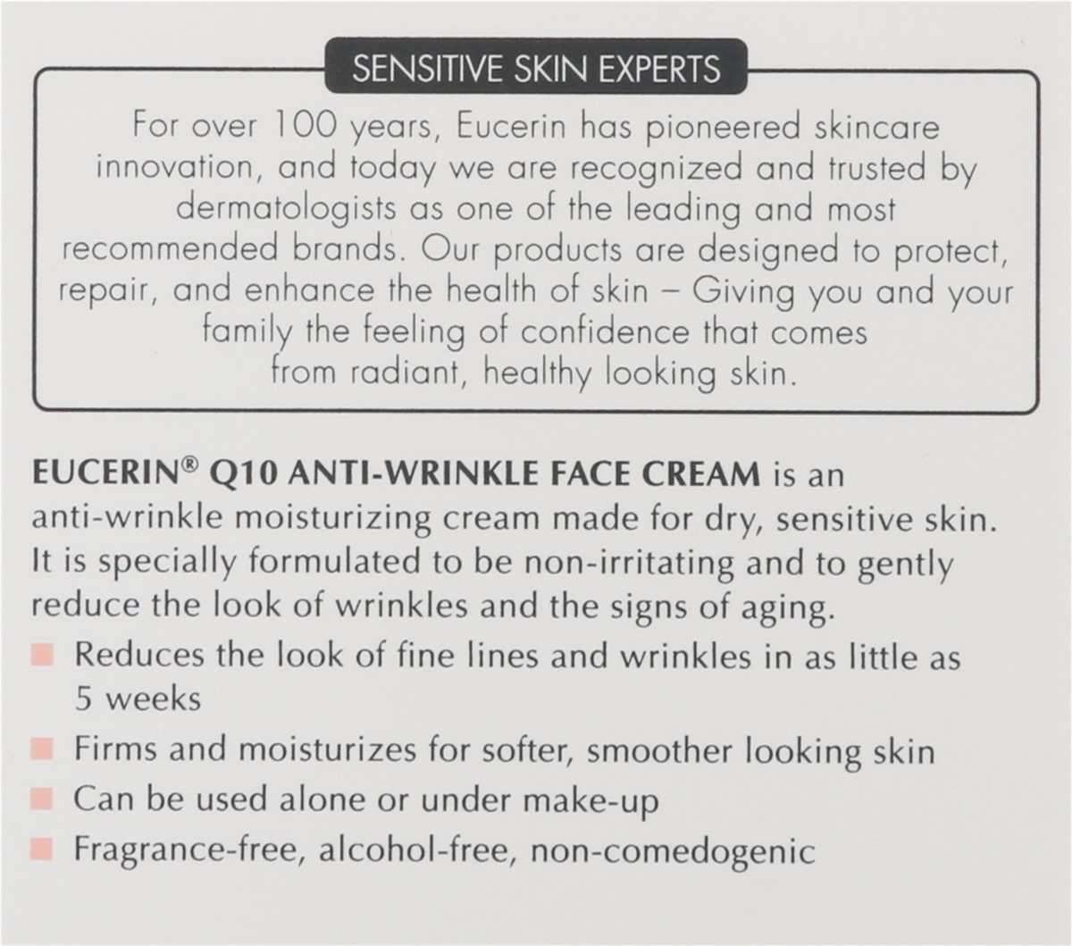 slide 13 of 13, Eucerin Q10 Anti-Wrinkle Face Cream 1.7 oz, 1.7 oz