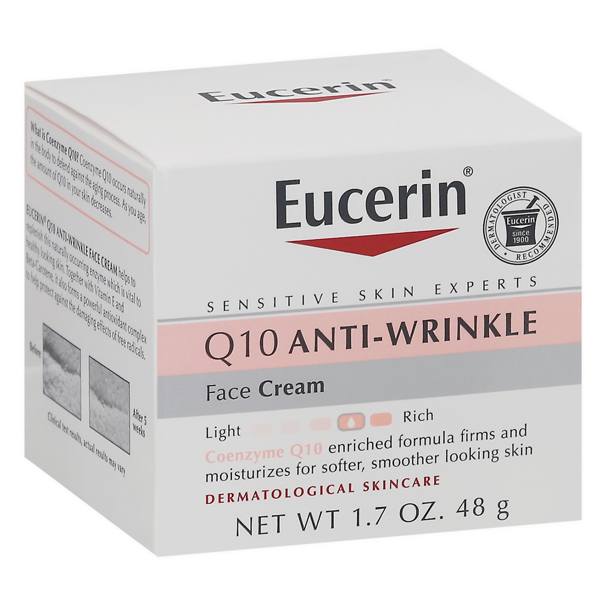 slide 11 of 13, Eucerin Q10 Anti-Wrinkle Face Cream 1.7 oz, 1.7 oz