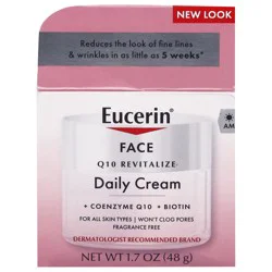 Eucerin Q10 Anti-Wrinkle Sensitive Skin Face Creme 1.7 oz