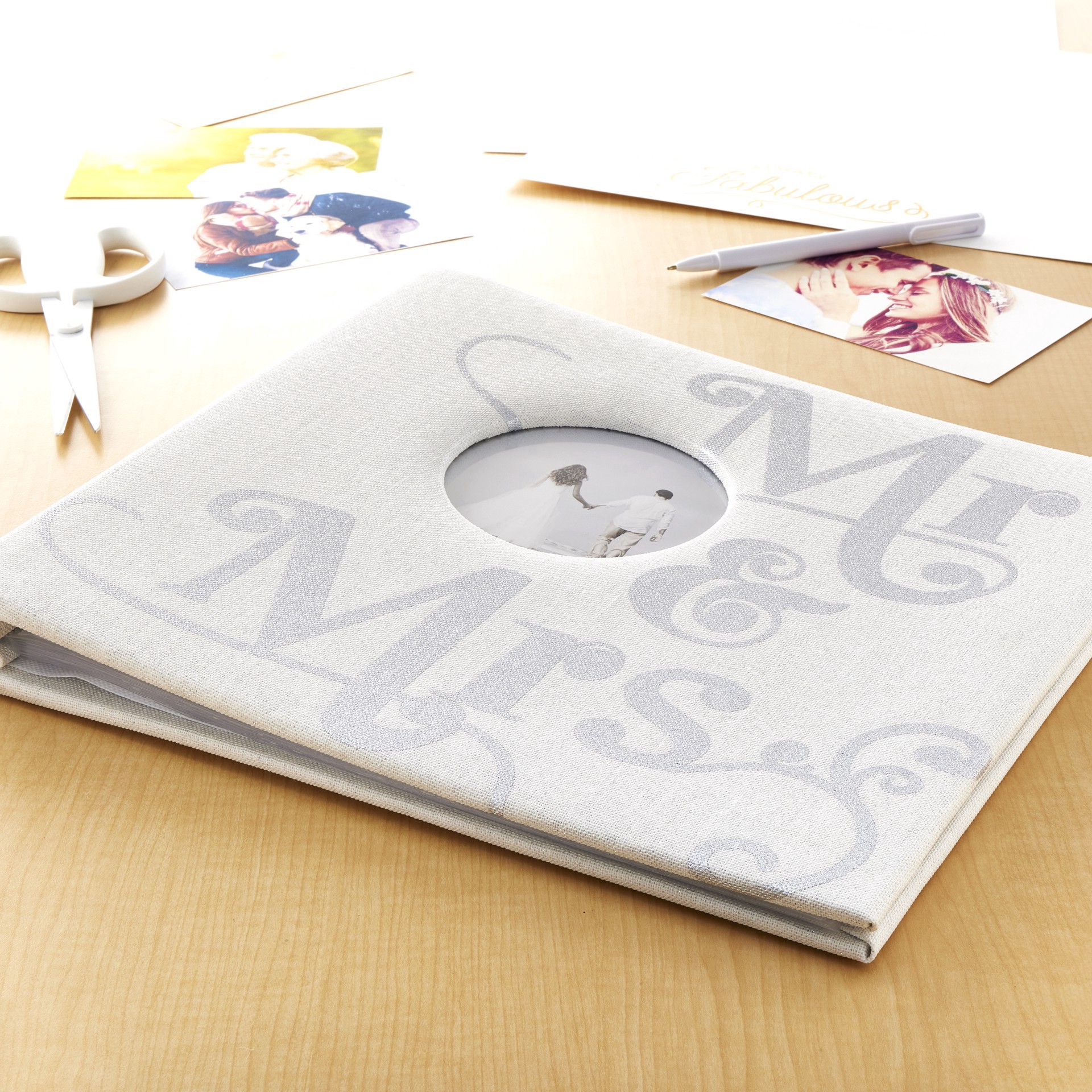 slide 4 of 5, Mr. & Mrs. Scrapbook By Recollections, 12 in x 12 in