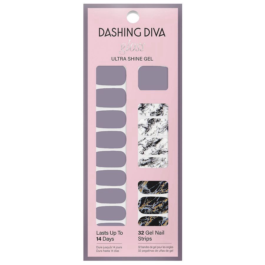 slide 1 of 5, Dashing Diva Gloss Natural Wonder Ultra Shine Gel Palette Nail Strips, 32 ct