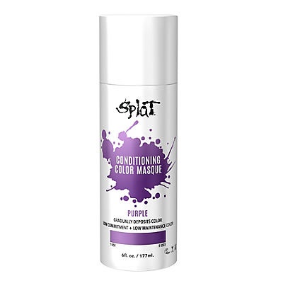 slide 1 of 1, Splat Conditioning Color Masque Purple, 6 oz