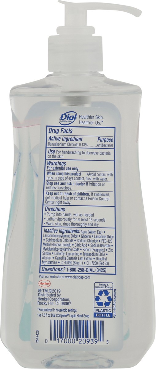 slide 9 of 10, Dial White Tea Liquid Hand Soap, 11 fl oz