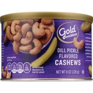 slide 1 of 1, CVS Gold Emblem Limited Edition Dill Pickle Cashews, 8 oz
