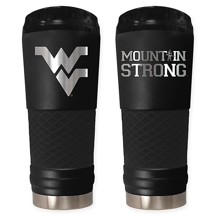 slide 1 of 1, NCAA West Virginia University Powder Coated Stealth Draft Tumbler, 24 oz