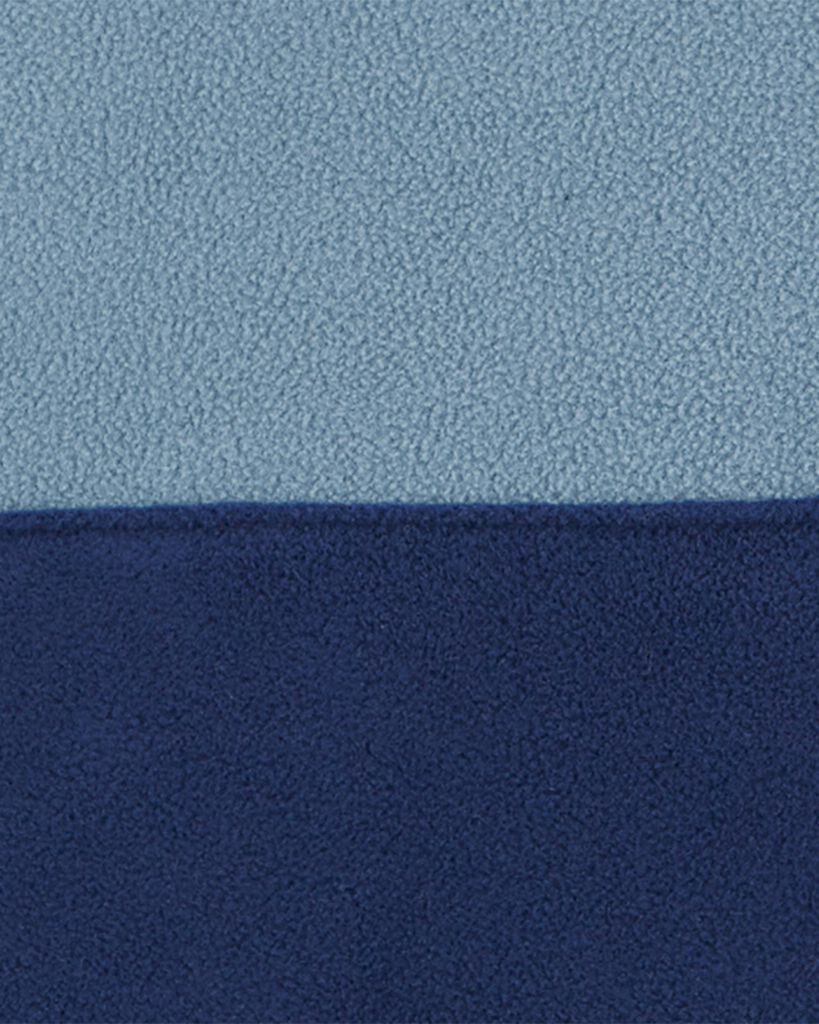 slide 2 of 2, Oshkosh Kid Quarter-Zip Microfleece Pullover Blue 7, 1 ct