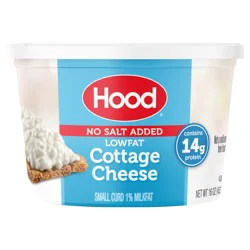 Hood No Salt Added Low Fat Cottage Cheese, 16 oz