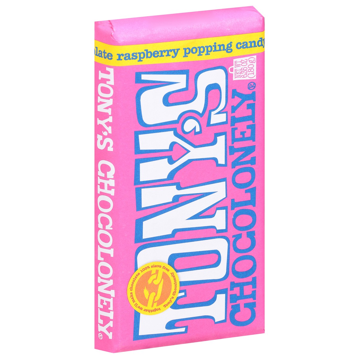 slide 2 of 9, Tony's Chocolonely White Choc Raspberry Bar, 6.35 oz