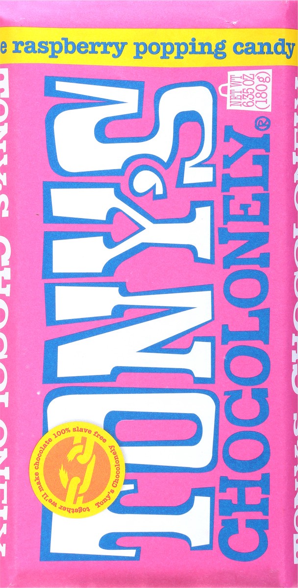 slide 6 of 9, Tony's Chocolonely White Choc Raspberry Bar, 6.35 oz