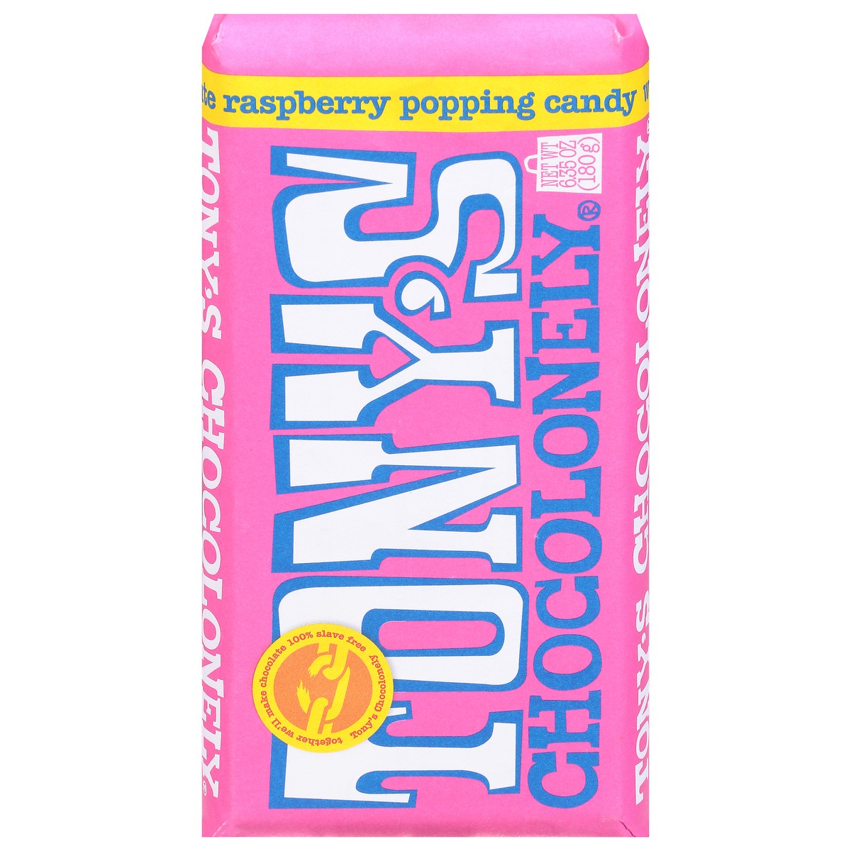 slide 1 of 9, Tony's Chocolonely White Choc Raspberry Bar, 6.35 oz