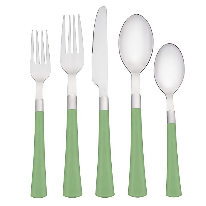 slide 1 of 2, Noritake Colorwave Flatware Place Setting - Apple, 5 ct