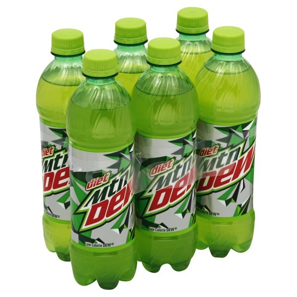 Diet Mountain Dew Citrus Soda Bottles 6 ct; 16.9 fl oz | Shipt