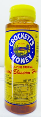 slide 1 of 1, Crockett's Honey Desert Blossom Mesquite Honey, 12 oz