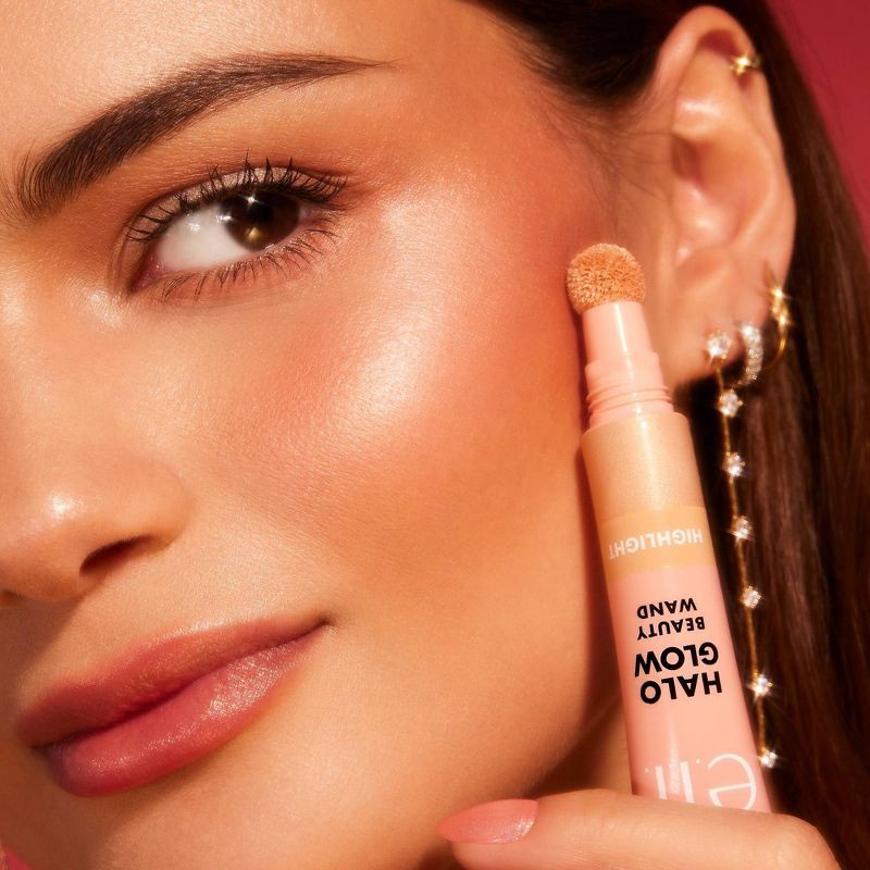 slide 7 of 13, e.l.f. Halo Glow Highlighter Beauty Wand - Rose Quartz - 0.33 fl oz, 0.33 fl oz