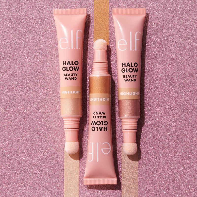 slide 8 of 13, e.l.f. Halo Glow Highlighter Beauty Wand - Champagne Campaign - 0.33 fl oz, 0.33 fl oz