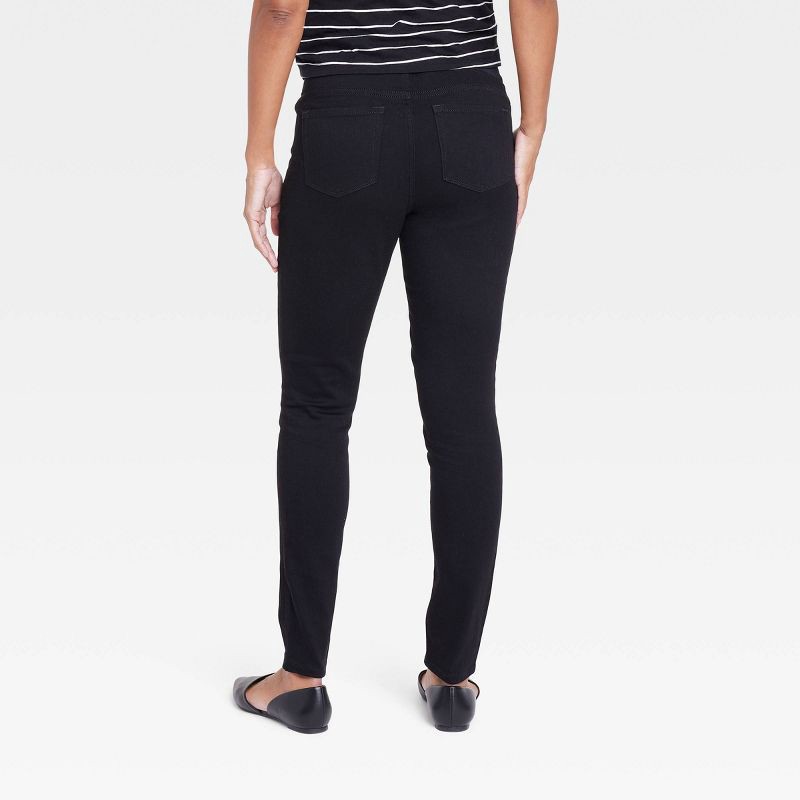 slide 2 of 5, Over Belly Skinny Maternity Pants - Isabel Maternity by Ingrid & Isabel™ Black 16: Power Stretch Jeans, 1 ct