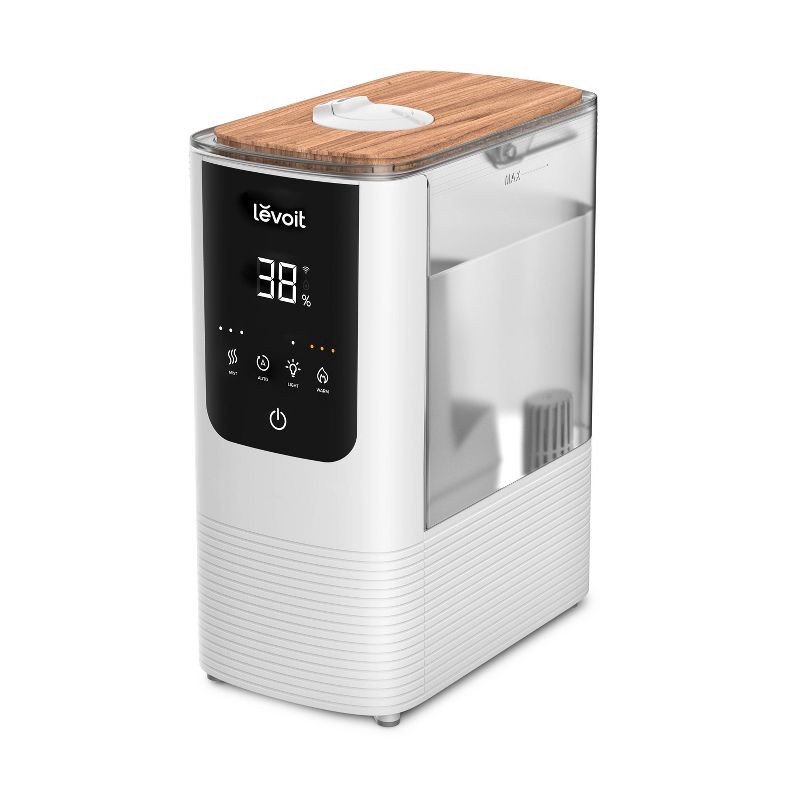 slide 2 of 15, Levoit 4.5L Oasis Mist Smart Humidifier: Ultrasonic, Warm & Cool Mist, Bedroom Use, 300-500 sq. ft., No Filter Needed, 4.5 liter