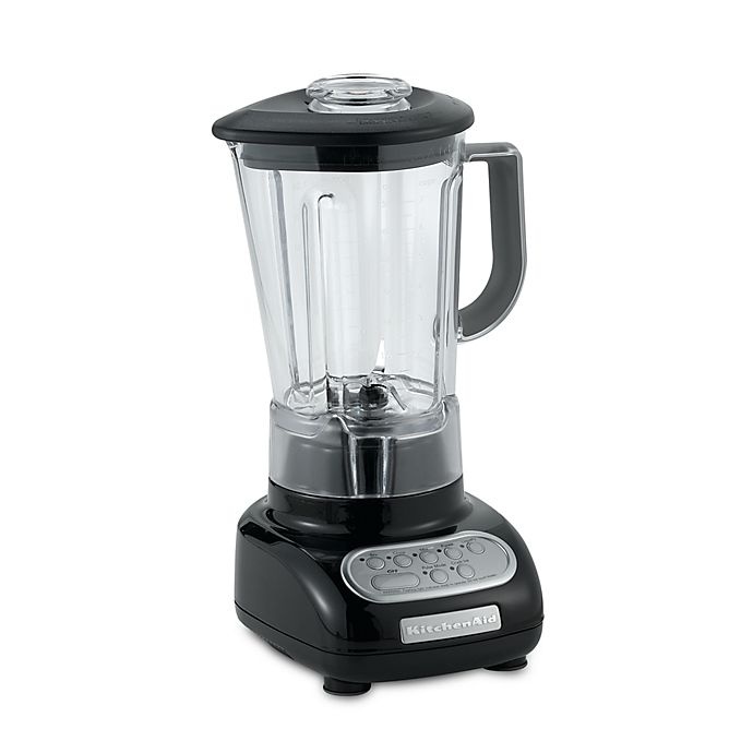 slide 1 of 1, KitchenAid 5-Speed Blender with Polycarbonate Pitcher - Black Onyx, 56 oz