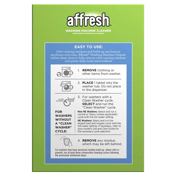 slide 4 of 5, Affresh 6-Month Supply Washing Machine Cleaner Value Pack 6 ea, 6 ct