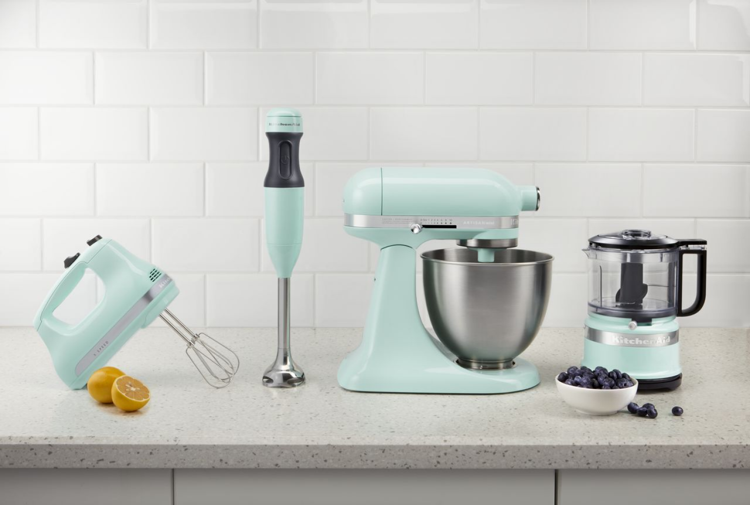 slide 5 of 5, Englew Kitchenaid 5Spd Hd Mixr Iceblu, 1 ct