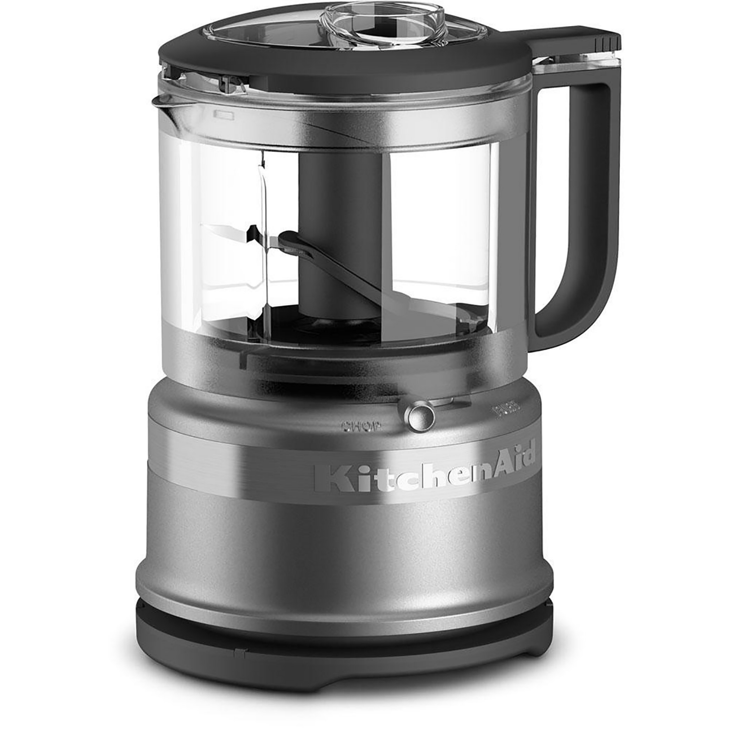 slide 1 of 2, KitchenAid 3.5 Cup Mini Food Processor, Contour Silver, 3.5 cups