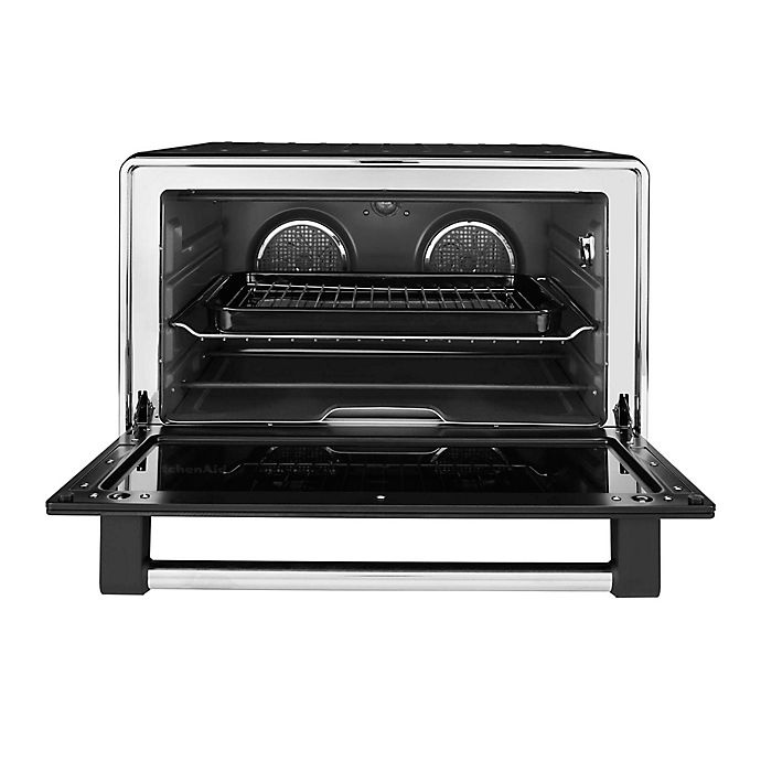 slide 2 of 4, KitchenAid Dual Convection Countertop Oven - Black Matte, 1 ct