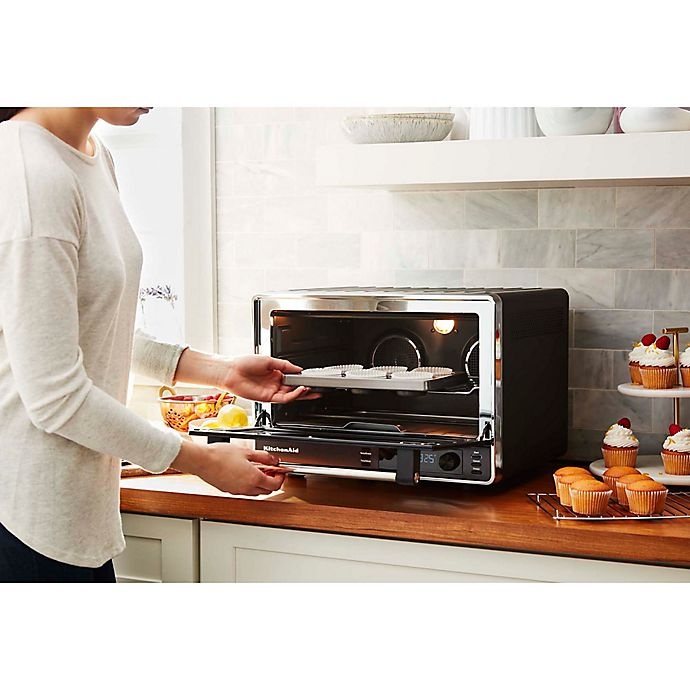 slide 4 of 4, KitchenAid Dual Convection Countertop Oven - Black Matte, 1 ct