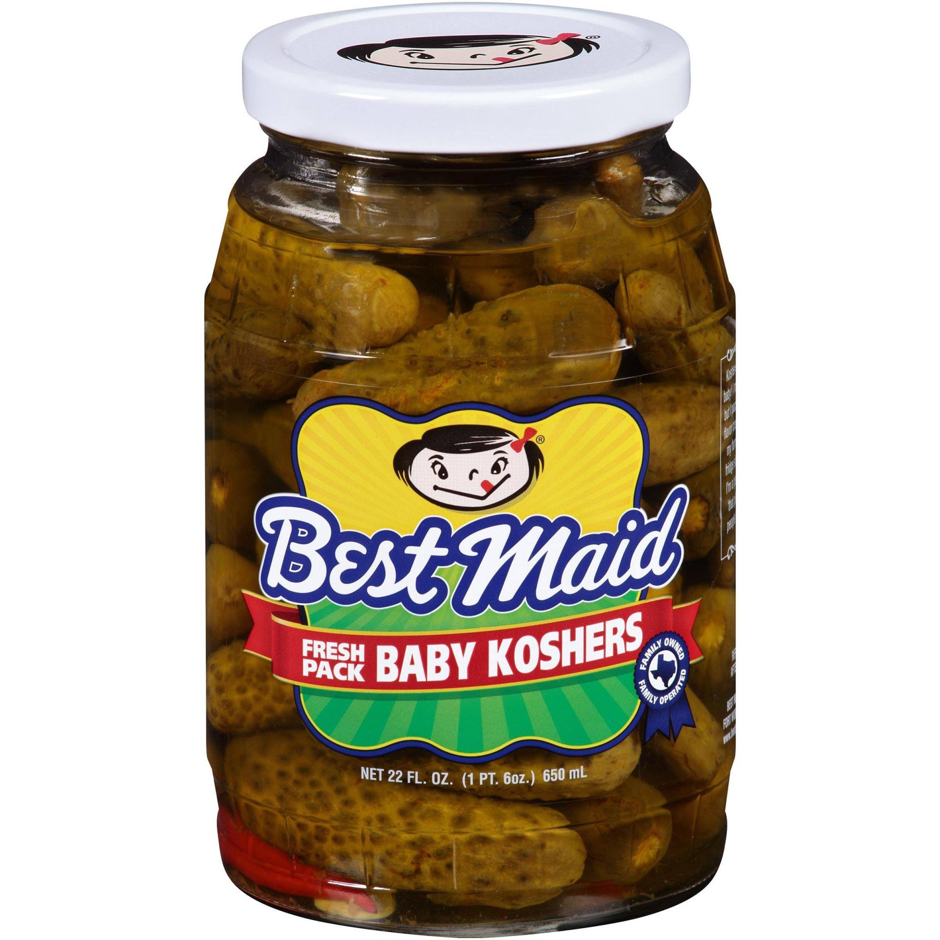 slide 1 of 4, Best Maid Fresh Pack Baby Kosher Pickles, 22 oz