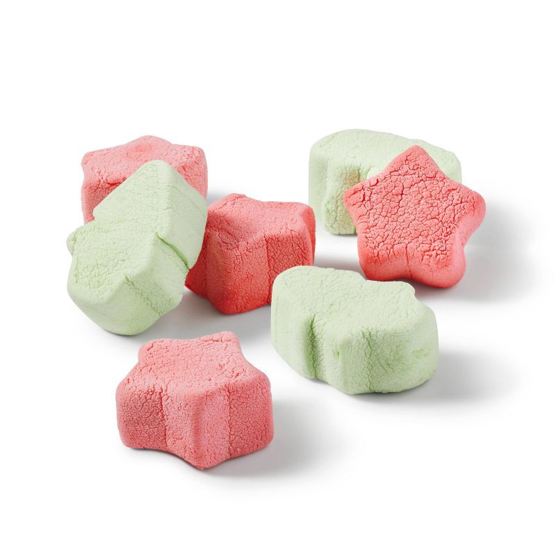 slide 2 of 3, Holiday Vanilla Flavored Stars & Trees Marshmallows - 8oz - Favorite Day™, 8 oz