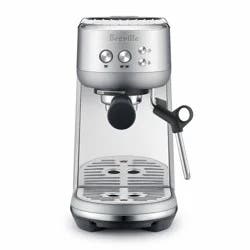 Breville Bambino Stainless Steel Espresso Maker Silver BES450BSS: 15 Bars Pressure, Milk Frother, Dishwasher-Safe Parts