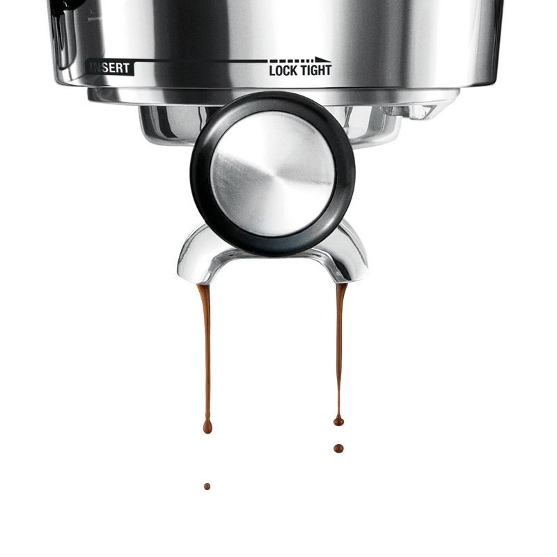 slide 8 of 16, Breville Stainless Steel Barista Express Espresso Machine Light Silver BES870XL: 15 Bars Pressure, Milk Frother, Grinder, 1 ct