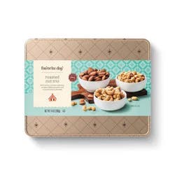 Christmas Roasted Nut Trio Tin - 14oz - Favorite Day™