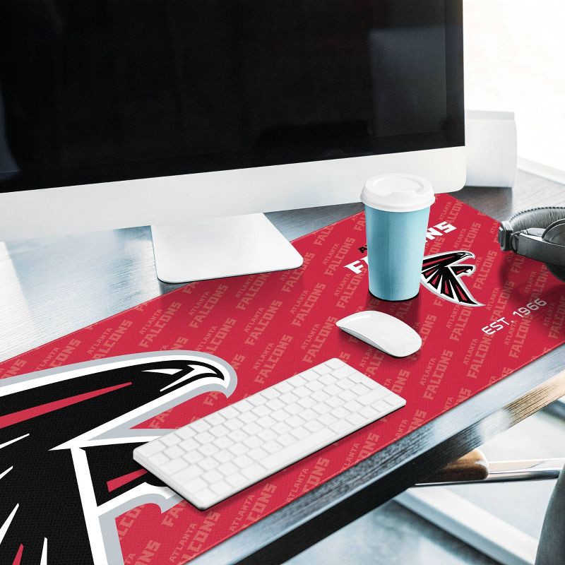 NFL Atlanta Falcons Logo Series 31.5 x 12 Desk Pad