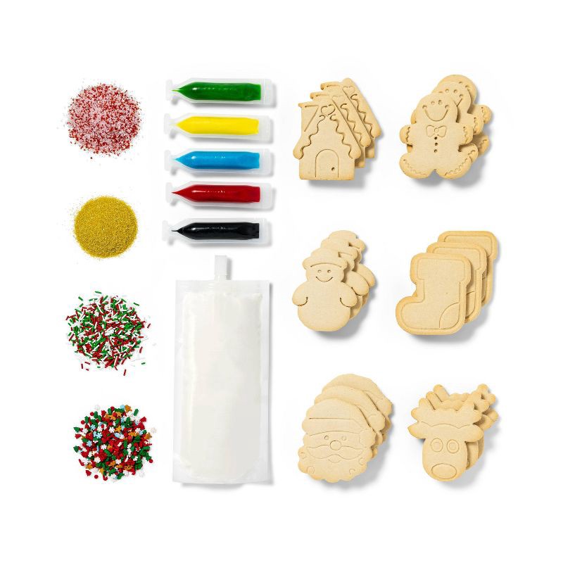 slide 4 of 4, Christmas Santa's Workshop Sugar Cookies - 27.4oz/18ct - Favorite Day™, 27.4 oz, 18 ct