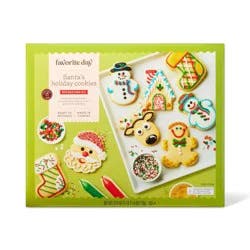 Christmas Santa's Workshop Sugar Cookies - 27.4oz/18ct - Favorite Day™
