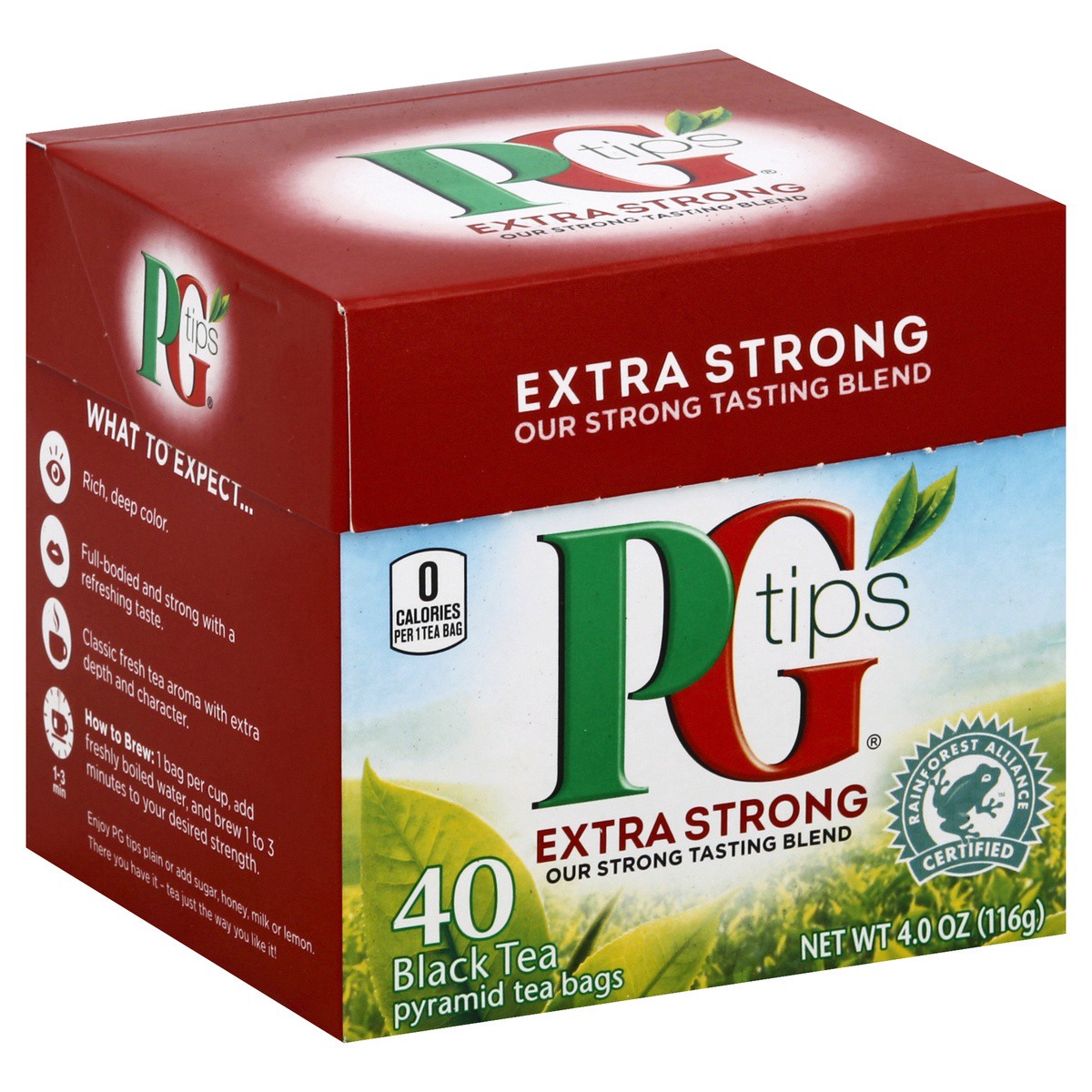 slide 1 of 7, Lipton Tea Pg Tips Pyramid Extra Strong - 40 ct, 40 ct