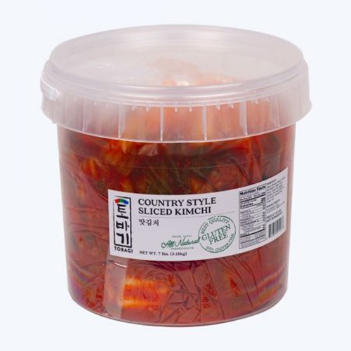 slide 1 of 1, Tobagi Sliced Cabbage Kimchi Bag, 3 lb