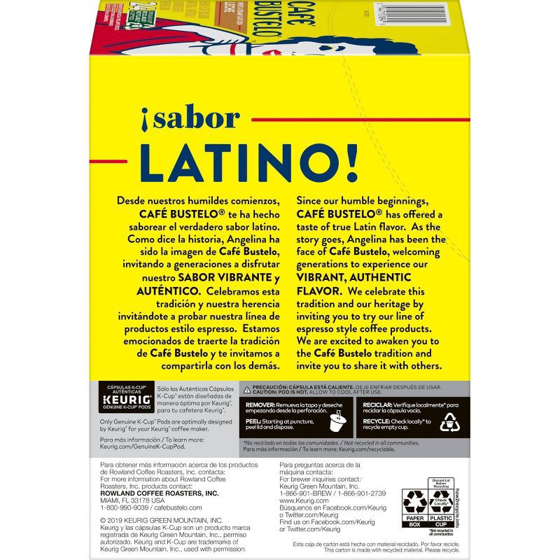 slide 2 of 7, Cafe Bustelo Café Bustelo Sweet & Creamy Café con Leche Coffee - Keurig K-Cup Pods - 24ct, 24 ct