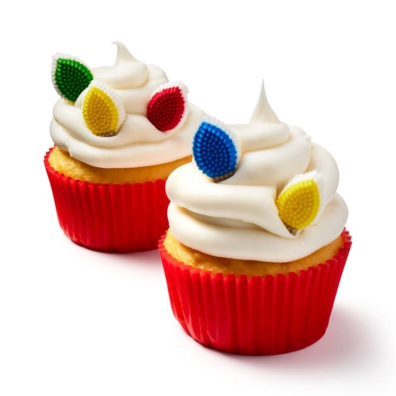 slide 3 of 3, Holiday Light Bulbs Icing Decorations - 24ct/1.1oz - Favorite Day™, 24 ct; 1.1 oz