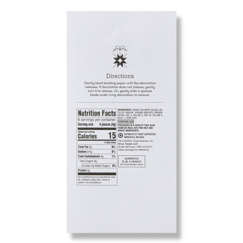 slide 2 of 3, Holiday Candy Canes Icing Decorations - 24ct/0.88oz - Favorite Day™, 24 ct, 0.88 oz