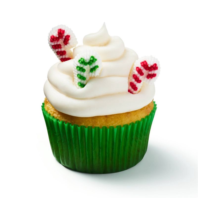 slide 3 of 3, Holiday Candy Canes Icing Decorations - 24ct/0.88oz - Favorite Day™, 24 ct, 0.88 oz