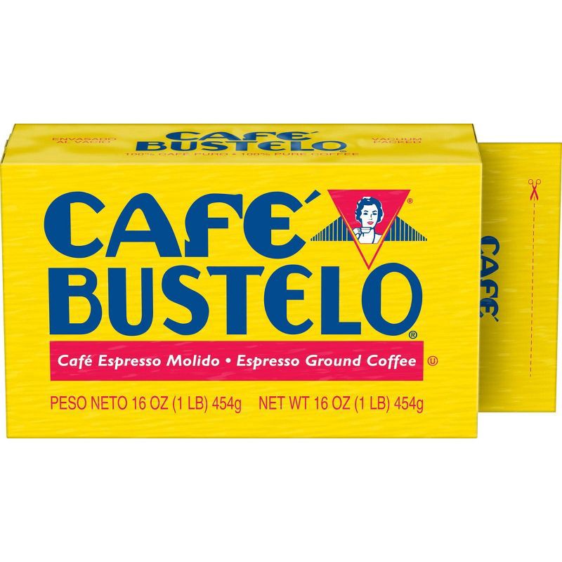 slide 1 of 6, Cafe Bustelo Café Bustelo Espresso Dark Roast Vacuum-Packed Brick - 16oz, 16 oz
