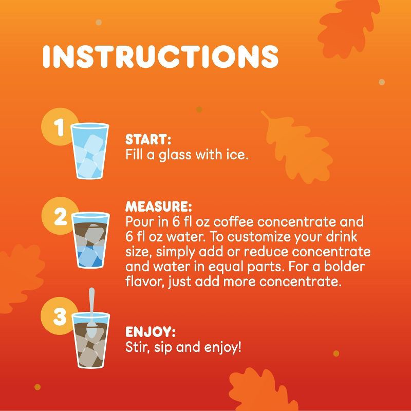 slide 5 of 9, Dunkin' Donuts Dunkin' Pumpkin Spice Flavored Cold Brew Coffee Concentrate - 31oz, 31 oz