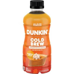 Dunkin' Donuts Dunkin' Pumpkin Spice Flavored Cold Brew Coffee Concentrate - 31oz