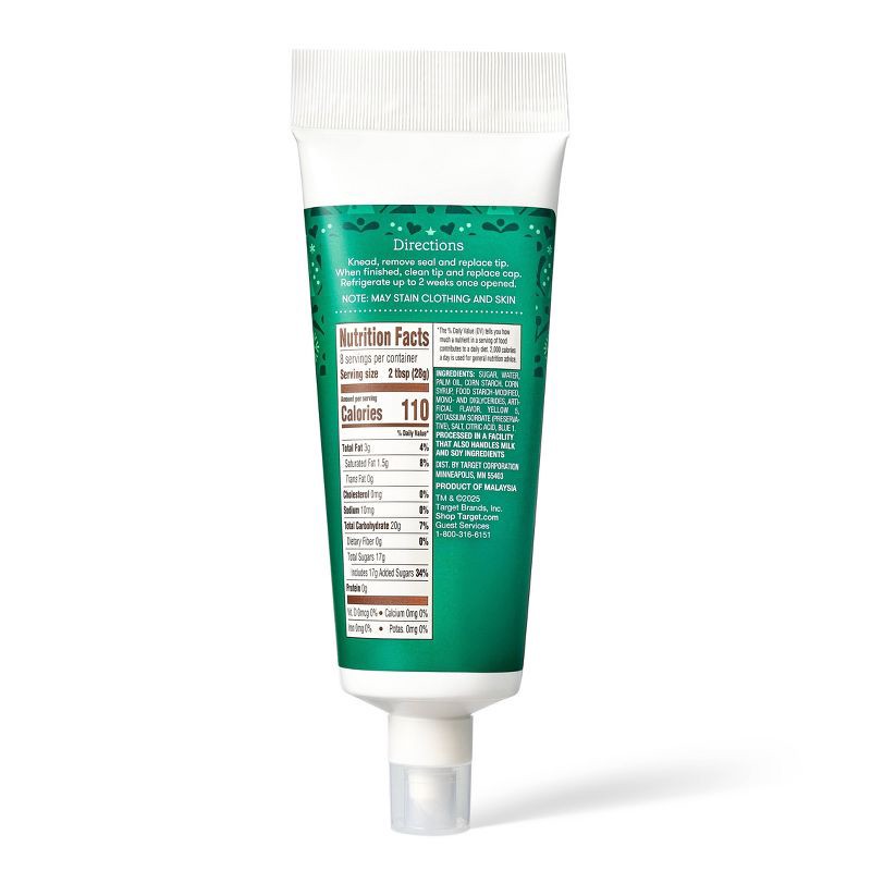 slide 2 of 3, Holiday Green Decorating Icing with Built-in Tip - 8oz - Favorite Day™, 8 oz