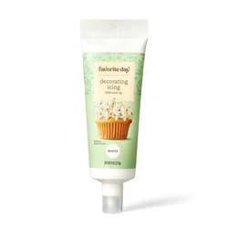 Holiday White Decorating Icing with Built-in Tip - 8oz - Favorite Day™
