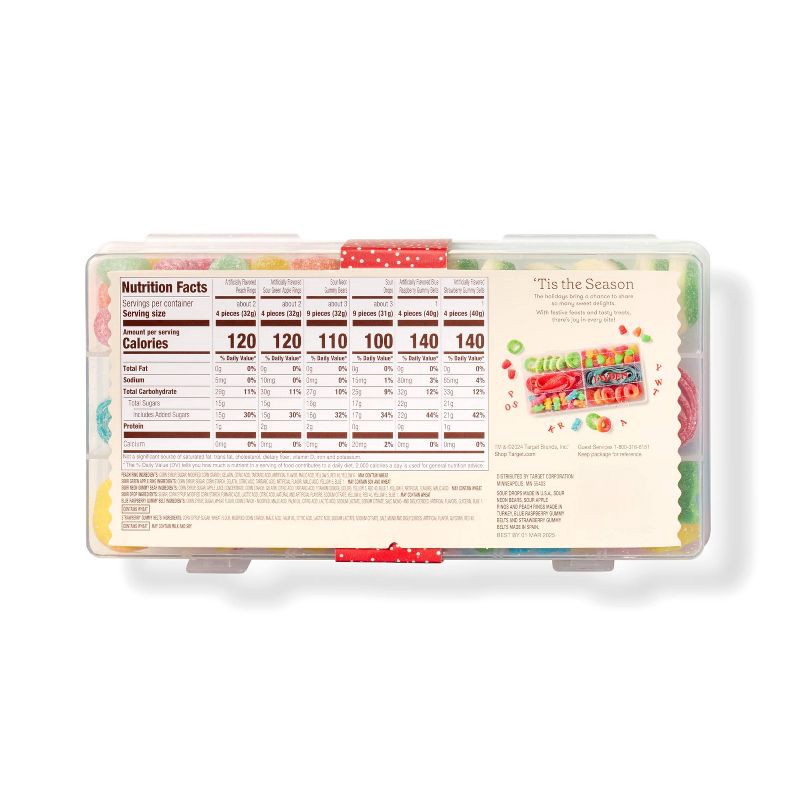 slide 2 of 3, Christmas Very Merry Gummy Box Candy - 13.1oz - Favorite Day™, 13.1 oz