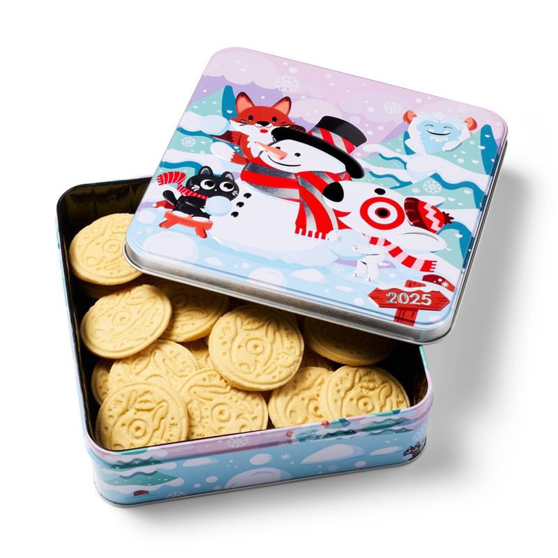 slide 3 of 4, Christmas Bullseye's Sugar Cookies 2025 Collectible Tin - 8oz - Favorite Day™, 8 oz