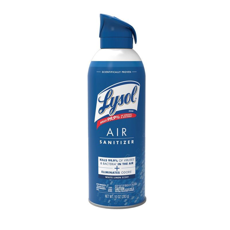 slide 1 of 6, Lysol Air Sanitizing Spray - White Linen - 10oz, 10 oz