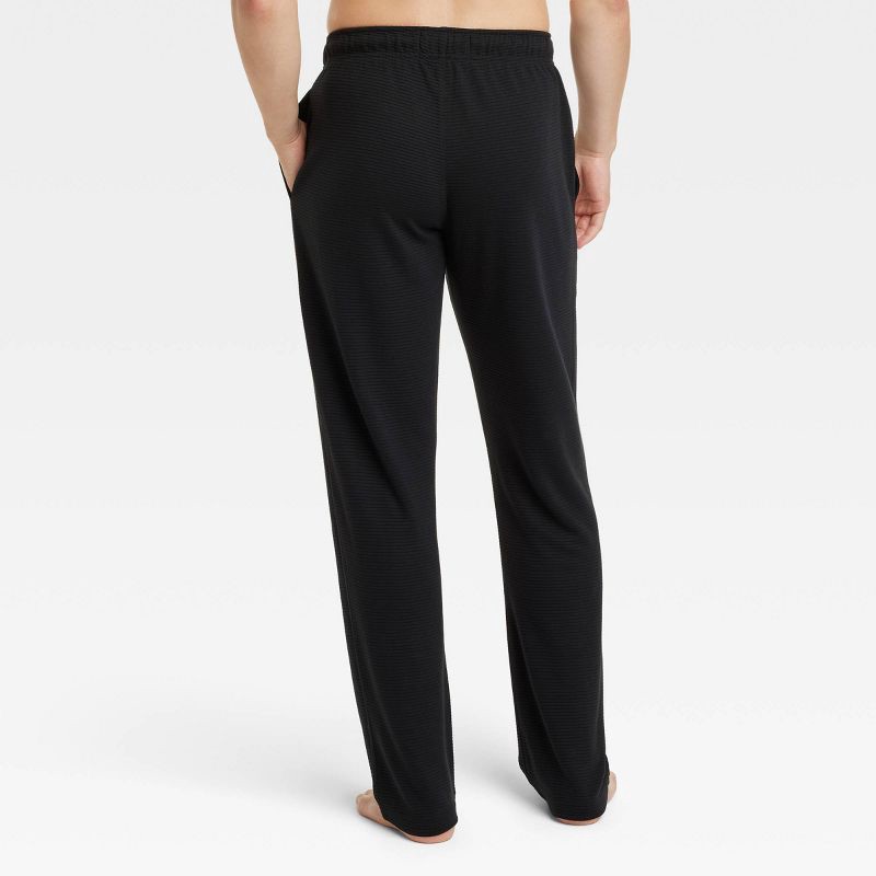 slide 2 of 2, Men's Ottoman Elevated Knit Pajama Pants - Goodfellow & Co™ Black XL, 1 ct
